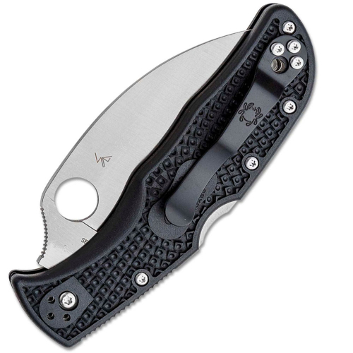 Endela Wharncliffe Folding Knife - Plain Edge - Black   