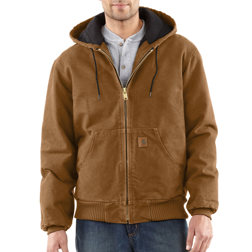 Sandstone Quilted Flannel-Lined Active Jacket