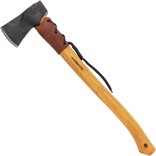 Cloudburst Axe - Hickory. Hickory-handled axe designed for heavy-duty tasks. Ideal for camping and outdoor adventures. 