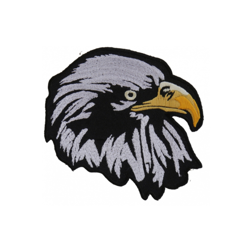 White Eagle Facing Right Patch - 4x4 Inch