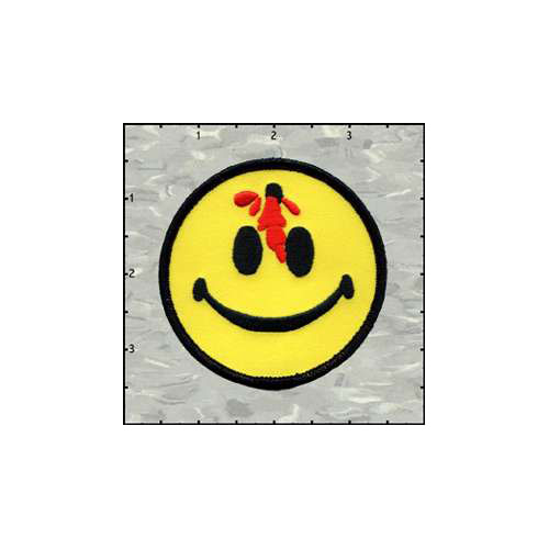 Smiley Bullet 3 Inches Patch