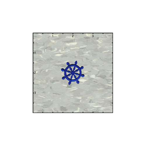 Captains Wheel Blue Patch