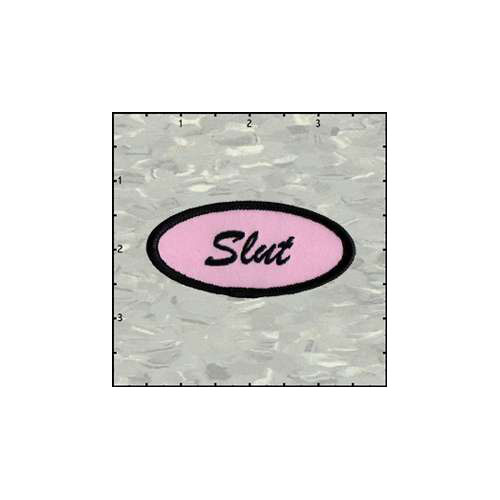 Name Tag Slut Patch