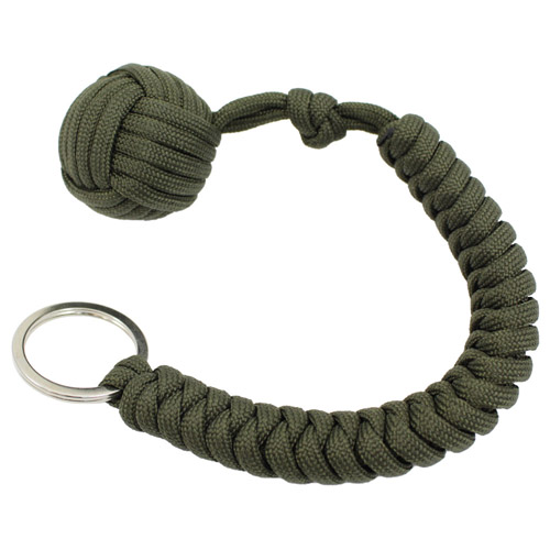 Monkey Fist Paracord Keychain