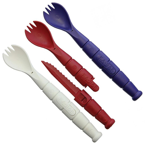 Ka-Bar 9909USA All-American 3 Pcs Tactical Spork Set