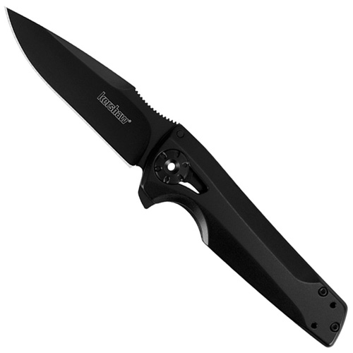 Flythrough Drop-Point Blade Folding Knife