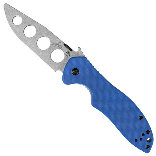 E-Train Emerson G-10 Blue Handle Training Knife