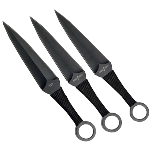 Master Cutlery Perfect Point 5mm Thick Blade 3pc Set 12 Throwing Knife