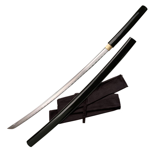 Ten Ryu Black Wood Handle Samurai Sword