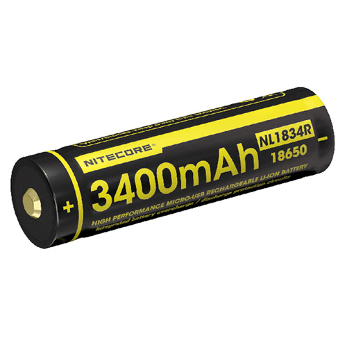 Nitecore NL1834R Micro-USB Rechargeable Li-Ion Battery