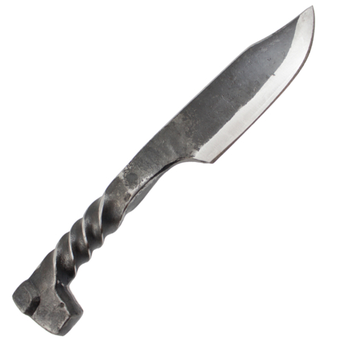 Pakistan 4408 Twisted Railroad Spike Fixed Blade Knife