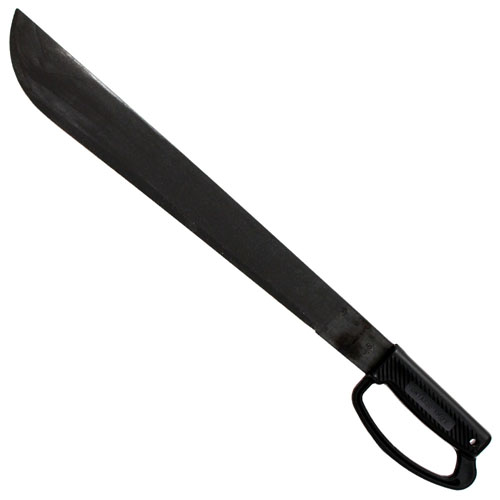 18 Inch Black D Handle Field Machete