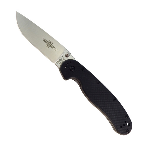 OKC RAT Folder Satin Plain Edge Folding Knife