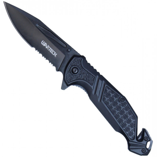 Neptune Wartech Half-Serrated Spear Point Folding Knife