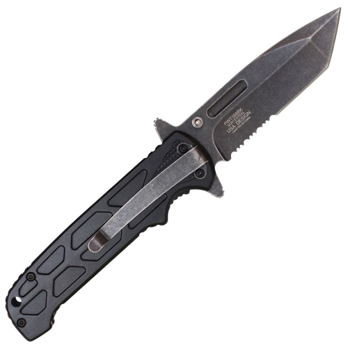 Neptune Wartech 8-Inch Black Blade Folding Knife