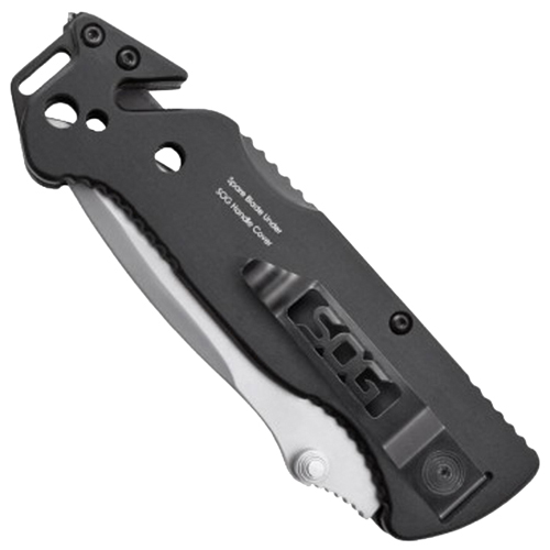 Escape Half Serrated Edge Folding Knife