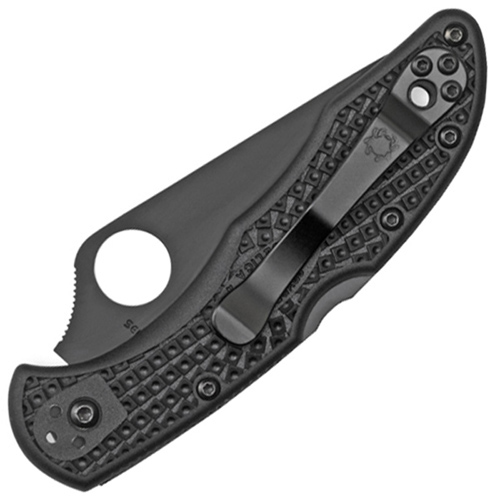 Spyderco Delica 4 FRN Handle Half Serrated Edge Folding Knife