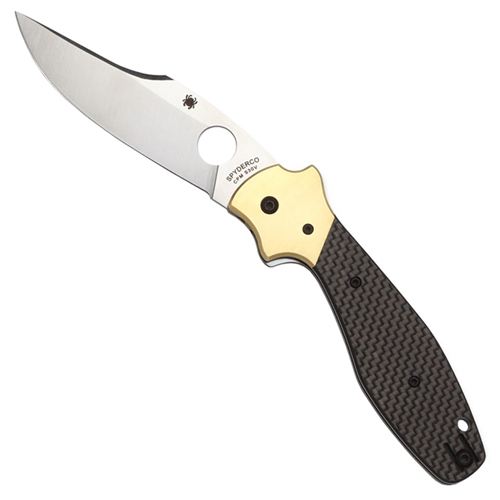 Schempp Bowie Carbon Fiber/G-10 Laminated Handle Folding Knife