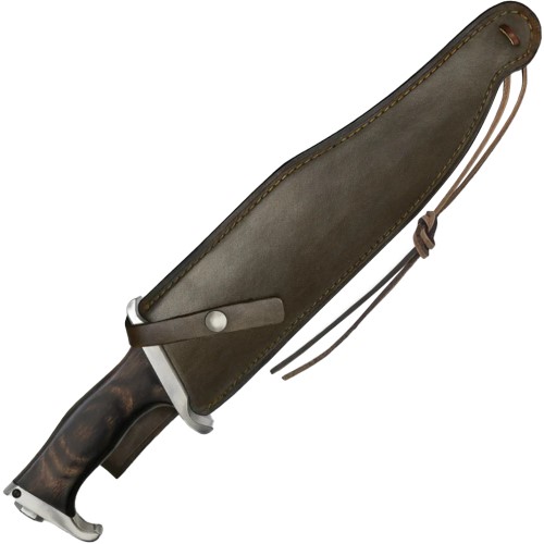 Hibben III Bowie Knife Replica: Wood. Authentic design. Available at Camouflage.ca.