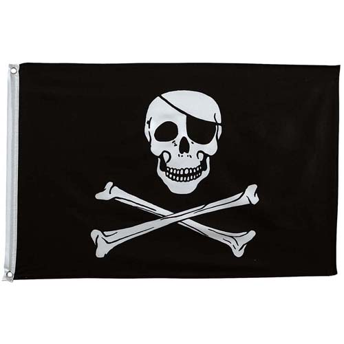 Jolly Roger 2 Feet X 3 Feet Flag