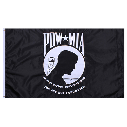 Deluxe 3 Inch X 5 Inch POW-MIA Flag