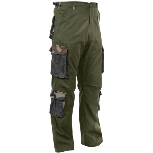 Vintage Accent Paratrooper Fatigues Pants