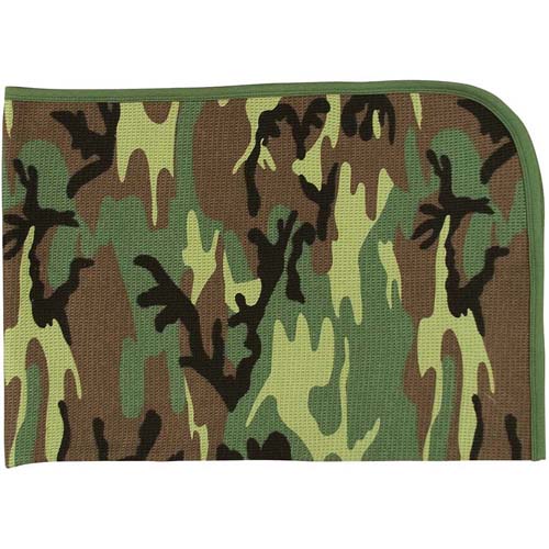 Infant Camo Receiving Blanket