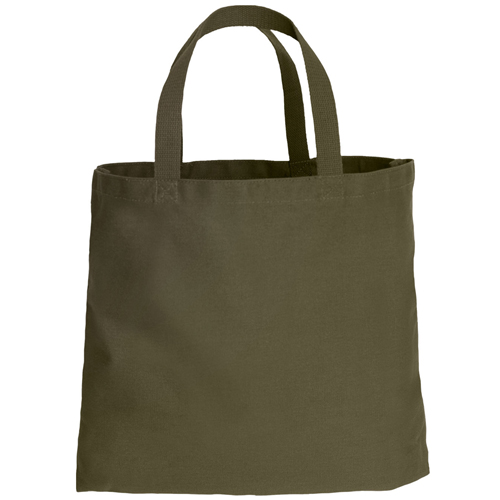 Canvas Camo and Solid Tote Bag