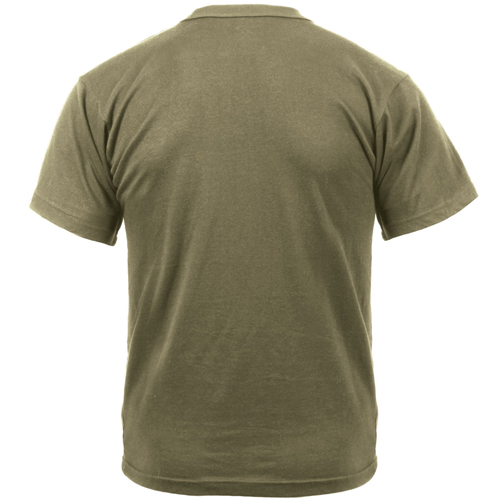 Mens Solid Color 100 Percent Cotton T-Shirt