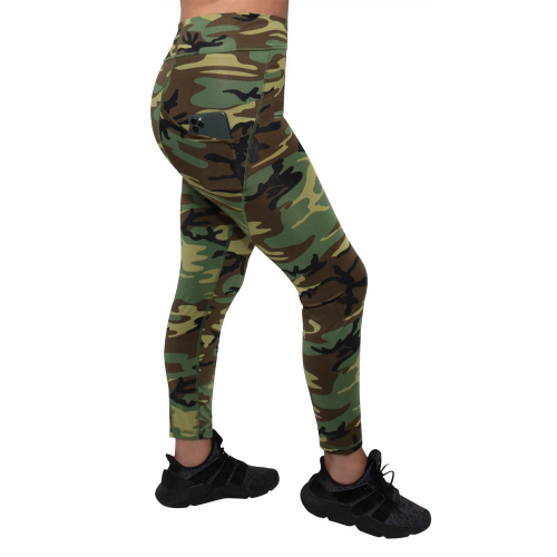 Camo Leggings With Pockets