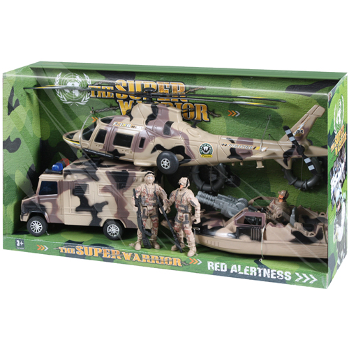 Super Warrior Vehicle Play Set