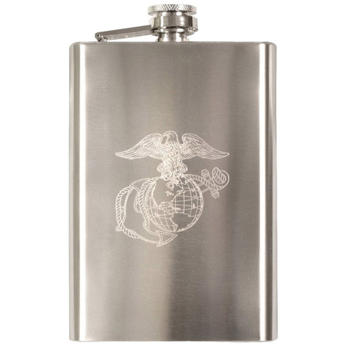 Engraved Stainless Steel Flask