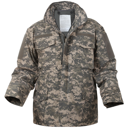 Mens Digital Camo M-65 Field Jacket