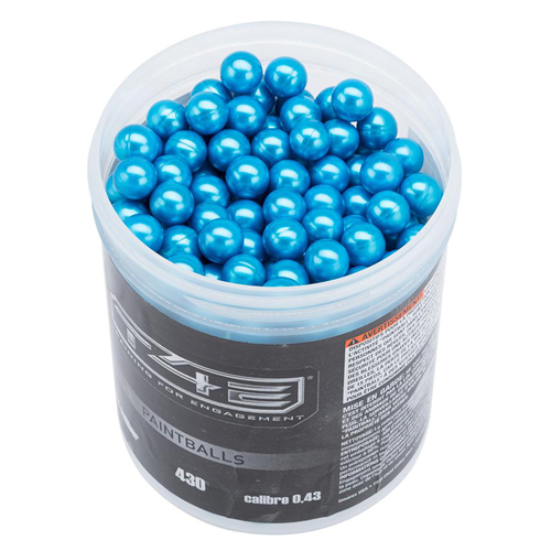 T4E .43 Cal. Paintballs Training Ammunition - Light Blue