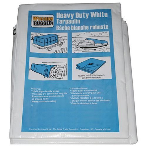 Western Rugged Tarp White